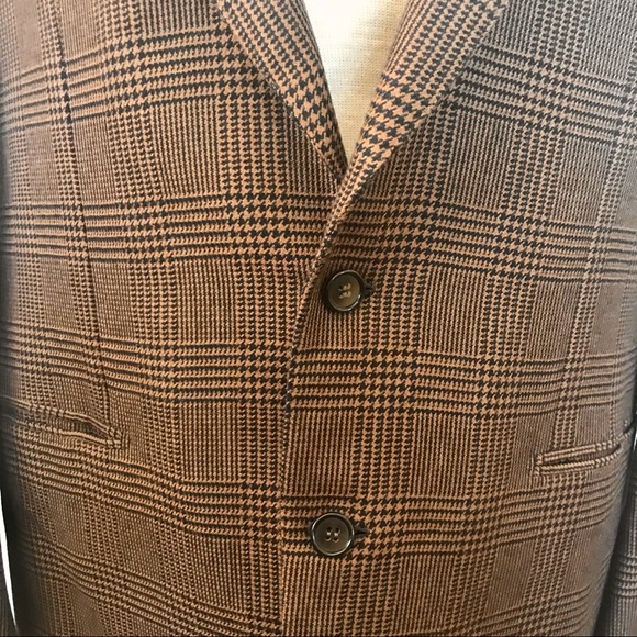 VTG BRIONI for Neiman Marcus luxury houndstooth sport coat - Picture 7 of 16